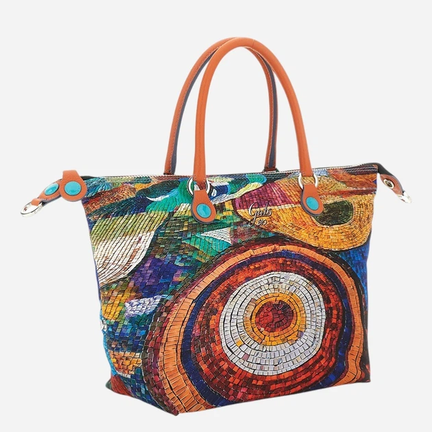 Torebka shopper damska duża Gabs G000030T2X1719-S0610 Pomarańczowa - obraz 4