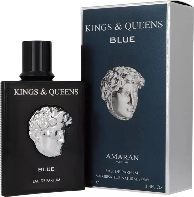 Парфумована вода для чоловіків Amaran Kings & Queens Blue 100 мл (6291108727782) - зображення 3