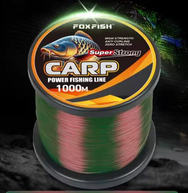 Ліска коропова 1000м FOX Fish Super Strong CARP Power Fishing Line 0,350мм/12.5кг (№4,5)(8358-4) - зображення 6