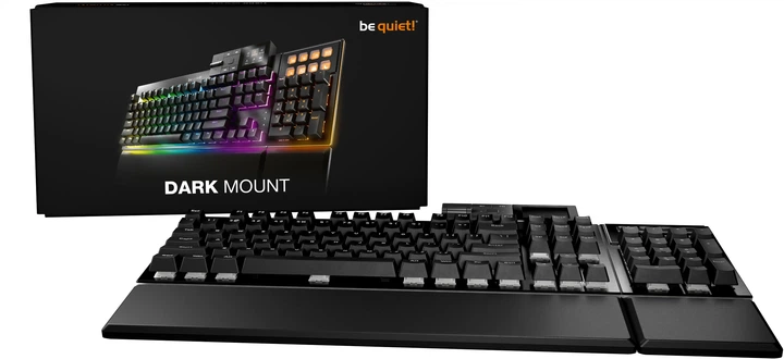 Klawiatura przewodowa be quiet! Dark Mount Silent Tactile RGB USB Black (BT002US) - obraz 9