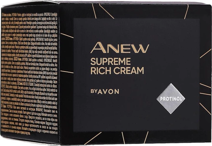 Омолаживающий крем для лица «Омоложение. Преимущество» с Протинолом 50 мл Avon Anew Supreme Rich Cream, Protinol - изображение 3
