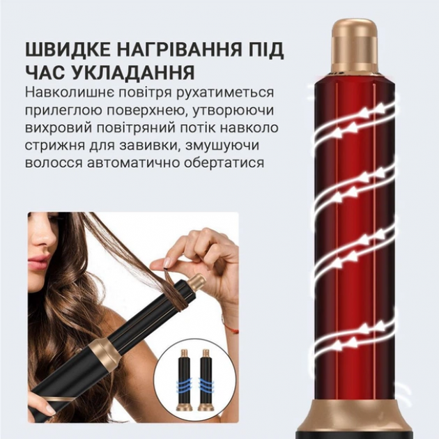 Стайлер для волосся Inspire WT-631 6в1 Black (R4697131820250) - изображение 5