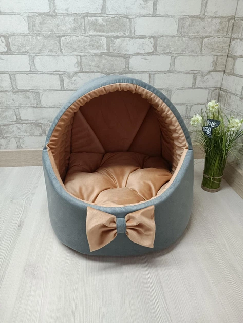 Будинок лежанка для котів та собак Animals_joy Корзина S 34*34 см (237) - Фото 4 Будинок лежанка для котів та собак Animals_joy Корзина S 34*34 см (237) - зображення 4