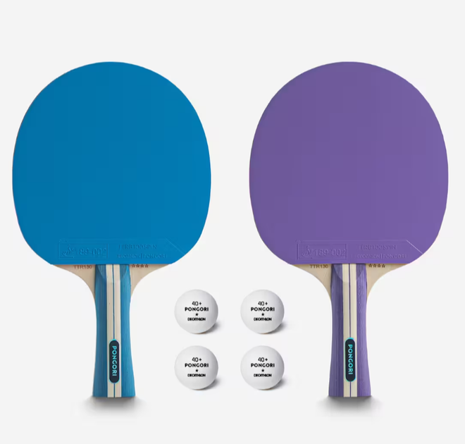 Набор для Настольного Тенниса/Пинг-Понга KUIKMA TTR130 4* ITTF (2 Ракетки, 4 Мячика) Разноцветный - изображение 2
