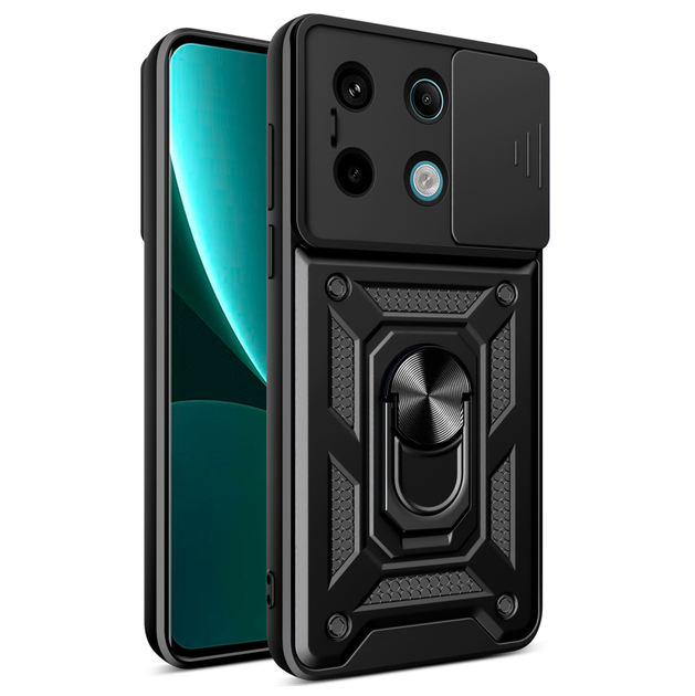 Чехол Armor Guard Shield Xiaomi Redmi Note 13 Pro 5G / Poco X6 5G Black - Фото 1 Чехол Armor Guard Shield Xiaomi Redmi Note 13 Pro 5G / Poco X6 5G Black - изображение 1