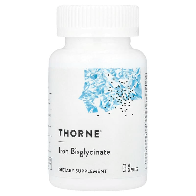 Бисглицинат железа Thorne Research "Iron Bisglycinate" 25 мг (60 капсул) - Фото 1 Бисглицинат железа Thorne Research "Iron Bisglycinate" 25 мг (60 капсул) - изображение 1