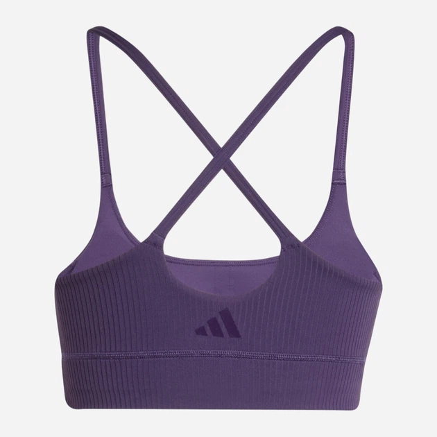 Спортивный топ для фитнеса женский Adidas All Me JL5544 XL Фиолетовый (4068811362898) - изображение 15