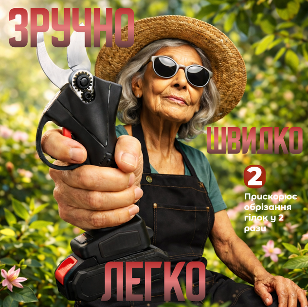 Аккумуляторный электрический секатор для сада и кустов, 48 В, точный срез, легкий и эргономичный, кейс в комплекте - Фото 5 Аккумуляторный электрический секатор для сада и кустов, 48 В, точный срез, легкий и эргономичный, кейс в комплекте - изображение 5