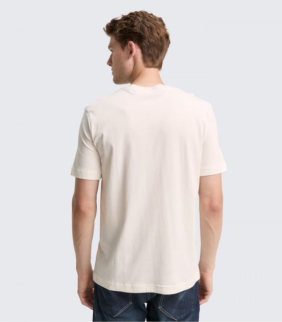 Футболка Tom Tailor Printed T-shirt XL Білий 1045773-10348 - Фото 2 Футболка Tom Tailor Printed T-shirt XL Білий 1045773-10348 - изображение 2