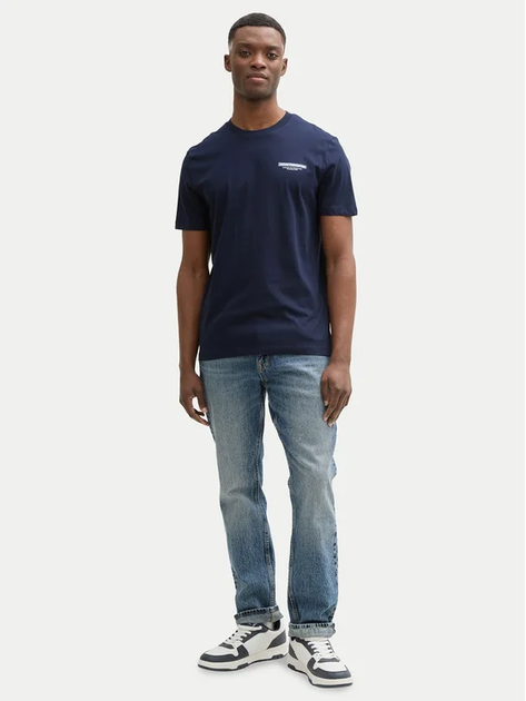 Футболка Tom Tailor Denim L Темно-синій 1043491-21615 - Фото 4 Футболка Tom Tailor Denim L Темно-синій 1043491-21615 - изображение 4