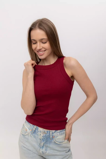 МАЙКА БАЗОВА TP001 2407241387410 L/XL Бордовий - изображение 4