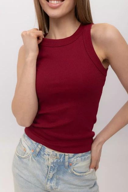 МАЙКА БАЗОВА TP001 2407241387410 L/XL Бордовий - изображение 5