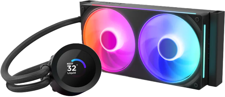 Система рідинного охолодження NZXT Kraken Plus 240 RGB Black (RL-KR240-B2) - зображення 2