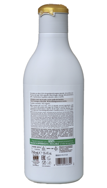 Гель-молочко для ванни та душу NIDRA bagnolatte nutr.argan 750 мл. - изображение 2