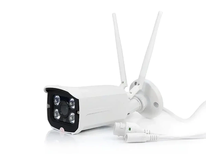 Уличная видеокамера IP 2 0 Мп с WiFi и двумя антеннами металлический корпус белая модель 82047WK2 04W 3 6MM J 2 - изображение 6