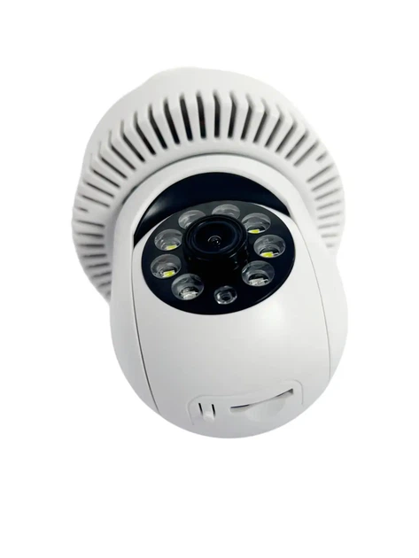 Видеокамера для наблюдения WIFI IP 3,6Мп поворотная JT-8191HJ влагозащита IP44 с датчиком дыма и микрофоном белая - изображение 6