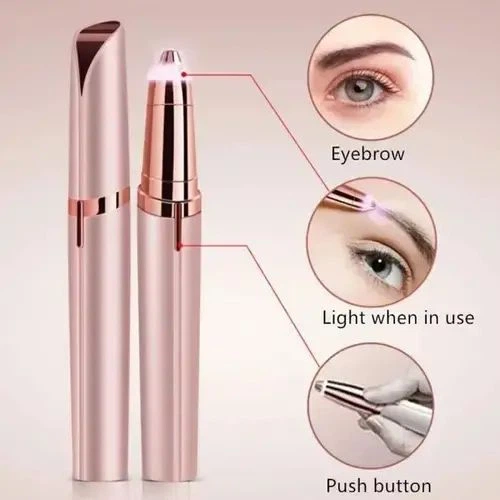Женский триммер эпилятор для бровей и сухой кожи Finishing Touch Flawless Brows портативный, питанием от батарейки AAA - изображение 6