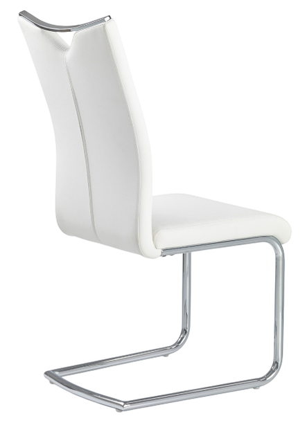 Krzesło do kuchni i salonu Halmar V-CH-K/224-KR-BIAŁY Białe (5905248117389) - obraz 2