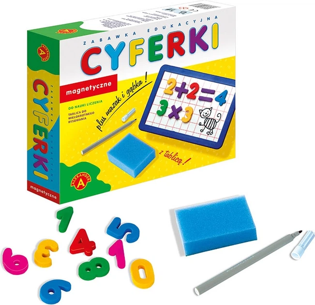 Іграшка Alexander Магнітні цифри з дошкою 04182 (5906018004182) - зображення 2