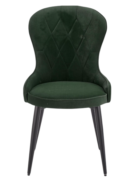 Krzesło do kuchni i salonu Halmar V-CH-K/366-KR-C.ZIELONY Ciemnozielone Velvet (5905248118799) - obraz 2