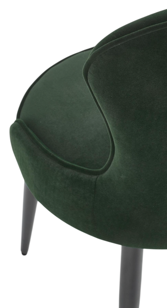 Krzesło do kuchni i salonu Halmar V-CH-K/366-KR-C.ZIELONY Ciemnozielone Velvet (5905248118799) - obraz 4