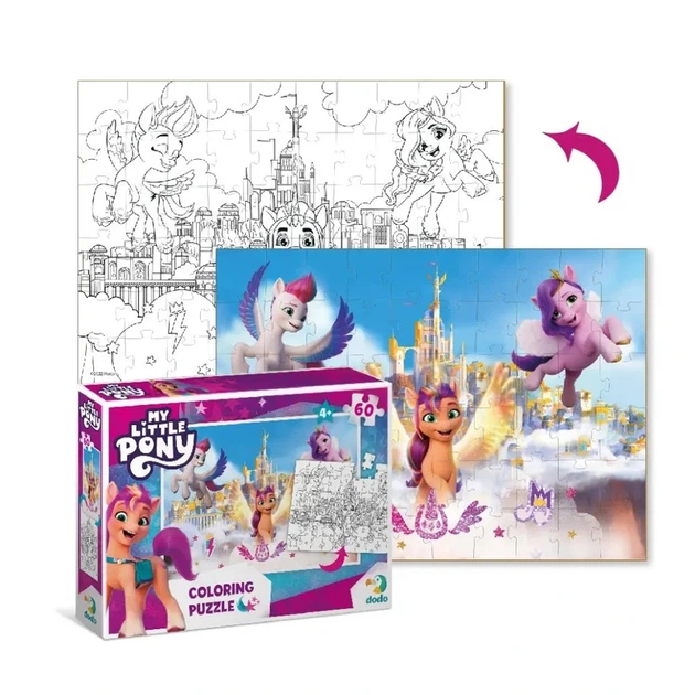 Дитячі Пазли 2 в 1 My Little Pony "Пригоди у палаці" DoDo 200135 60 елементів - изображение 2