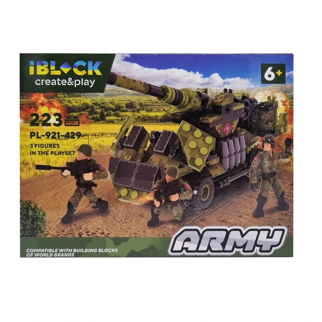 Конструктор Армія IBLOCK PL-921-429, 4 види Вид 4 - Фото 1 Конструктор Армія IBLOCK PL-921-429, 4 види Вид 4 - зображення 1