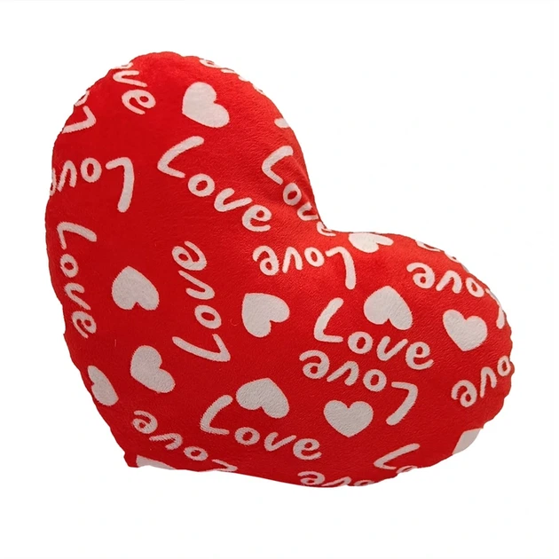 Дитяча м’яконабивна іграшка "Серце LOVE" HL-M 25 cм - Фото 1 Дитяча м’яконабивна іграшка "Серце LOVE" HL-M 25 cм - зображення 1