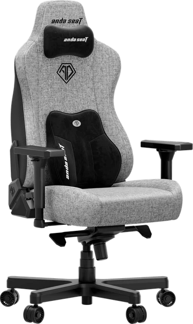 Крісло ігрове Anda Seat Kaiser 3E Grey Fabric Size XL - зображення 2