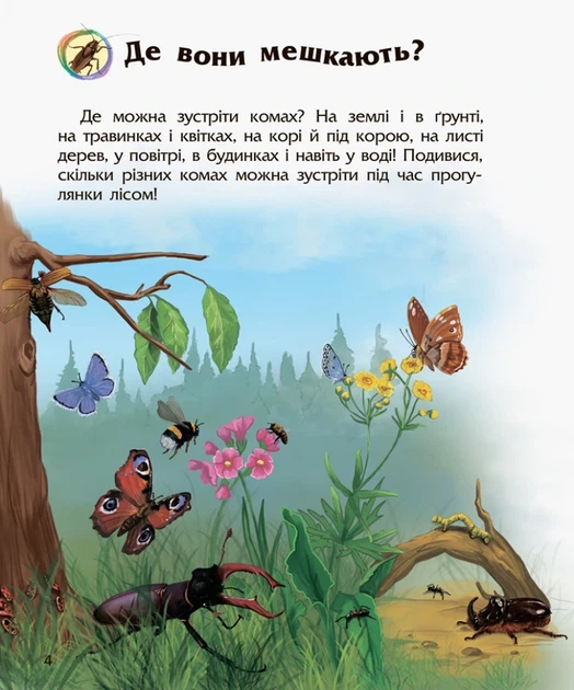 Дитяча енциклопедія про комах 614014 для дошкільнят - Фото 5 Дитяча енциклопедія про комах 614014 для дошкільнят - изображение 5