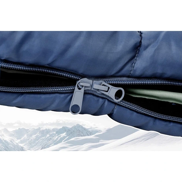 Спальник з капюшоном Naturehike MJ300 CNK2300SD014, темно-блакитний - Фото 7 Спальник з капюшоном Naturehike MJ300 CNK2300SD014, темно-блакитний - изображение 7