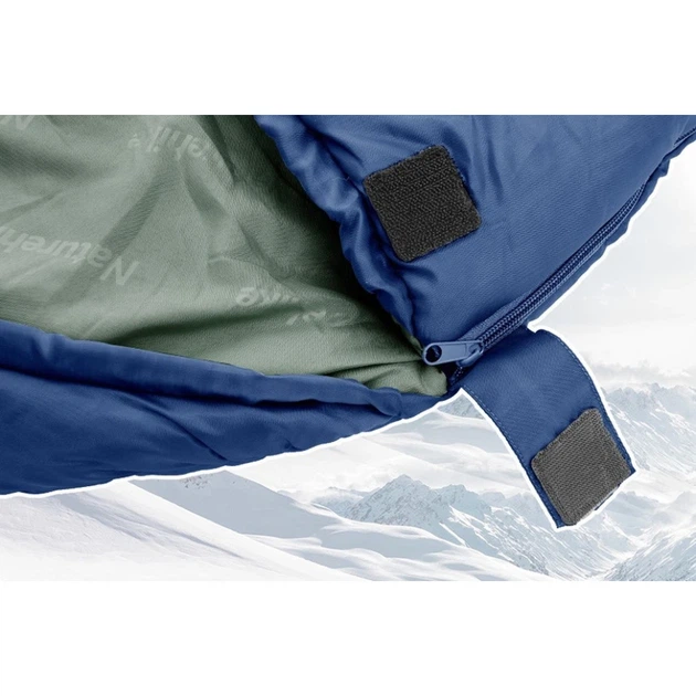 Спальник з капюшоном Naturehike MJ300 CNK2300SD014, темно-блакитний - Фото 8 Спальник з капюшоном Naturehike MJ300 CNK2300SD014, темно-блакитний - изображение 8