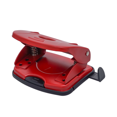 Діркопробивач BUROMAX 20арк 4037-05 металевий червоний /BM.4037-05/ - зображення 3