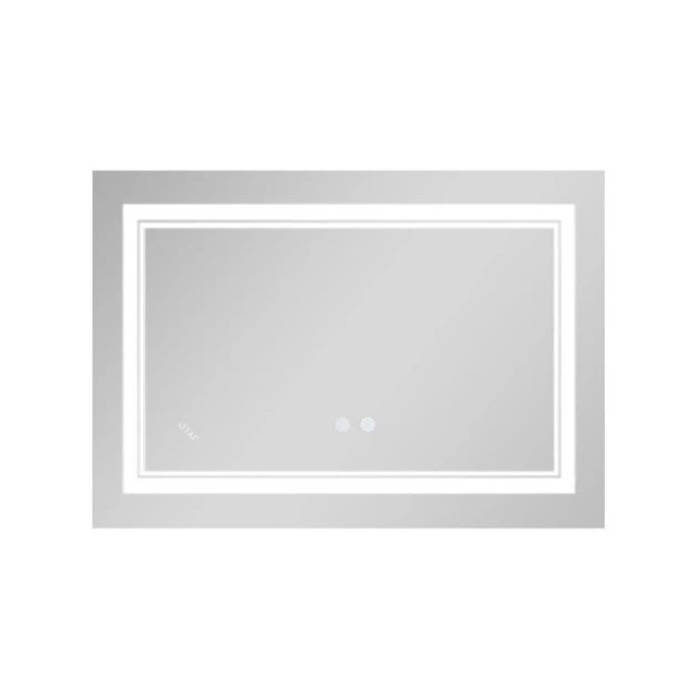 Дзеркало Qtap Cardinal (CA1) 800х600 з LED-підсвічуванням Touch, з антизапотіванням, з димером, рег. темп. кольору (3000-6500K) - Фото 4 Дзеркало Qtap Cardinal (CA1) 800х600 з LED-підсвічуванням Touch, з антизапотіванням, з димером, рег. темп. кольору (3000-6500K) - изображение 4