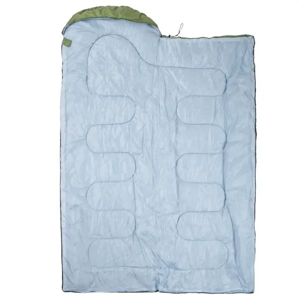 Теплый спальный мешок King Size (220х70см) Хаки спальник одеяло - изображение 2