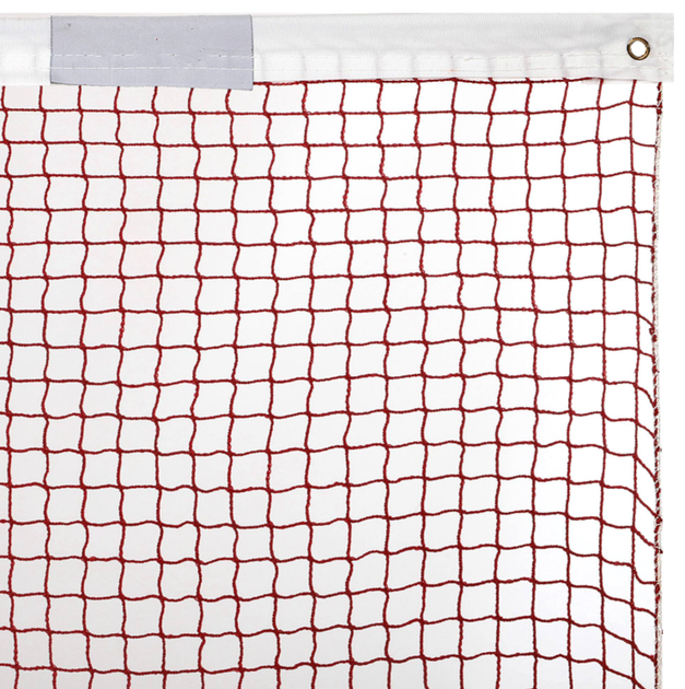 Сітка для бадмінтону SP-Sport Badminton Net 0018 розмір 6,1x0,76м Red-White - Фото 2 Сітка для бадмінтону SP-Sport Badminton Net 0018 розмір 6,1x0,76м Red-White - зображення 2