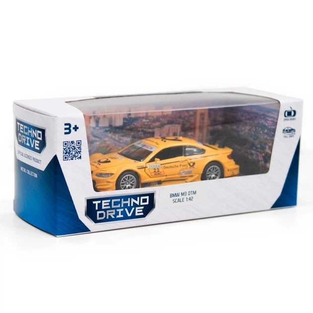 Автомодель - BMW M3 DTM (жовтий) - Фото 4 Автомодель - BMW M3 DTM (жовтий) - изображение 4