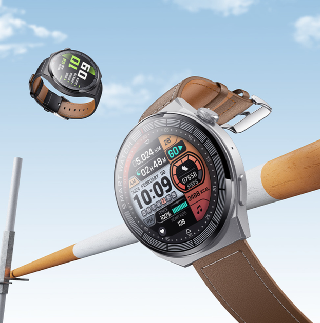 Смарт-годинник HOCO Y35 Sports з Bluetooth-дзвінками, 1.46” TFT, пульсометр, моніторинг сну, до 5 днів роботи чорний - Фото 7 Смарт-годинник HOCO Y35 Sports з Bluetooth-дзвінками, 1.46” TFT, пульсометр, моніторинг сну, до 5 днів роботи чорний - зображення 7