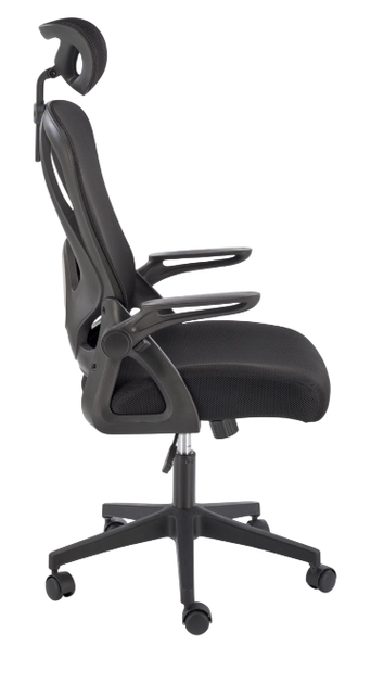 Fotel biurowy Halmar V-CH-NEGRO-FOT Regulowany Zagłówek Czarny (5905248131590) - obraz 7