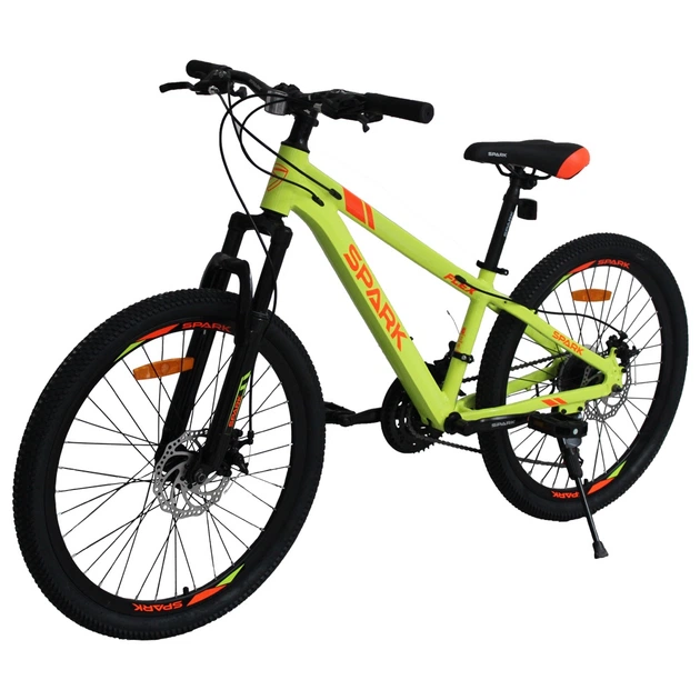 Велосипед SPARK FLEX 24`` ал12 ам диск неоново жёлтый - Фото 3 Велосипед SPARK FLEX 24`` ал12 ам диск неоново жёлтый - изображение 3