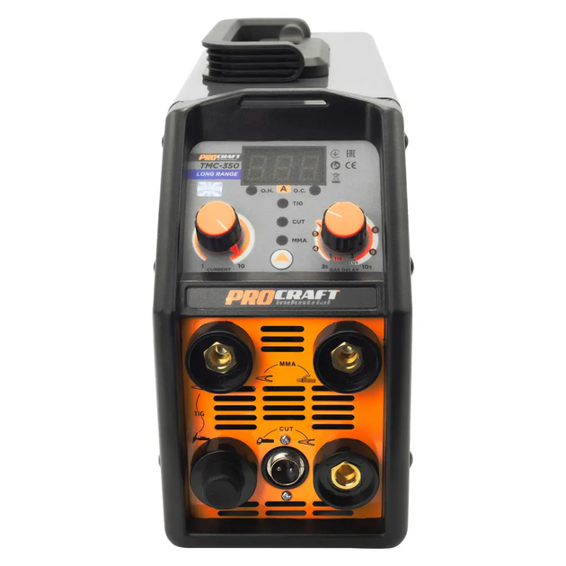 Інверторний зварювальний апарат CUT, TIG, MMA Procraft TMC-350 - зображення 3