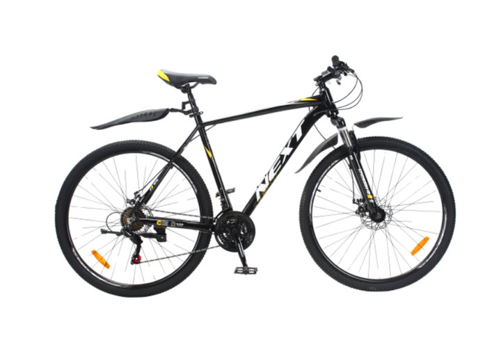 Велосипед CrossBike 29 Next 2025 Рама 22 black-yellow - Фото 1 Велосипед CrossBike 29 Next 2025 Рама 22 black-yellow - изображение 1
