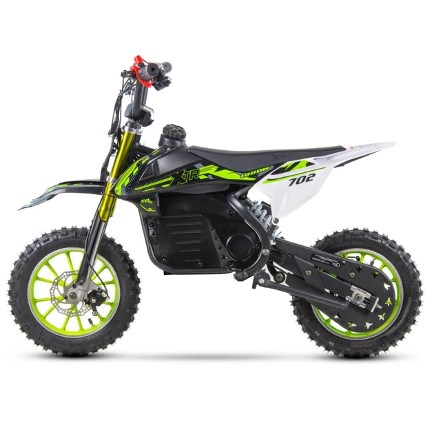 Дитячий електричний пітбайк Xcross Xtr E-702 800W Зелений - Фото 5 Дитячий електричний пітбайк Xcross Xtr E-702 800W Зелений - изображение 5