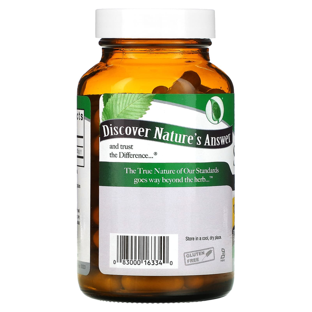 Скользкий вяз Nature's Answer "Slippery Elm" 1050 мг (90 вегетаринских капсул) - изображение 4