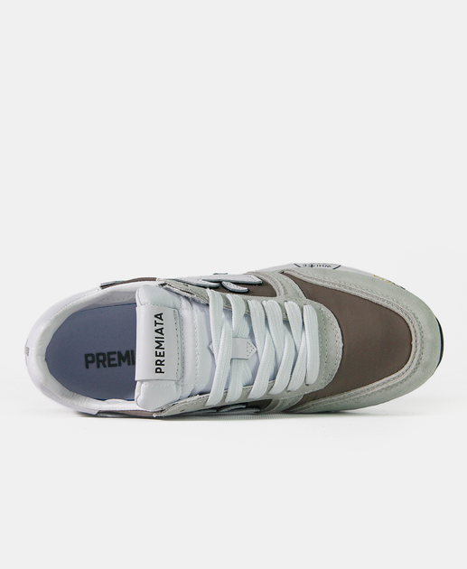 Чоловічі кросівки повсякденні Premiata Mick Beige Grey White 43 (27,5 см) Сірий - зображення 2