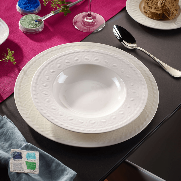 Набір столового посуду Villeroy & Boch Cellini із 12 предметів на 4 персони преміальна порцеляна білий - Фото 6 Набір столового посуду Villeroy & Boch Cellini із 12 предметів на 4 персони преміальна порцеляна білий - зображення 6