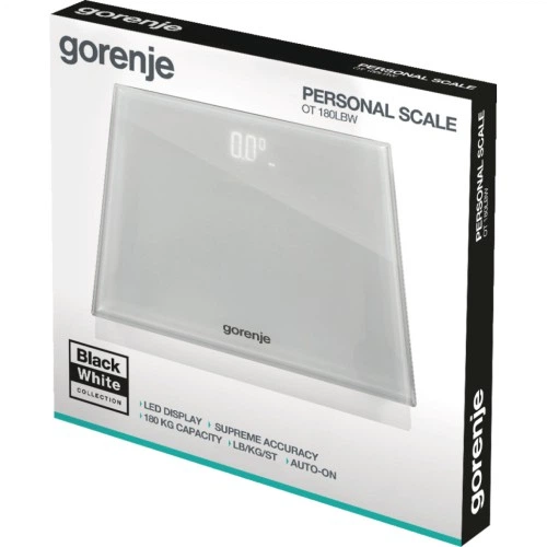Весы напольные Gorenje OT180LBW Gorenje OT180LBW 960567 - изображение 3