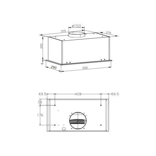 Витяжка кухонна Hansa OMP6553BGH Hansa OMP6553BGH 1082704 - зображення 5