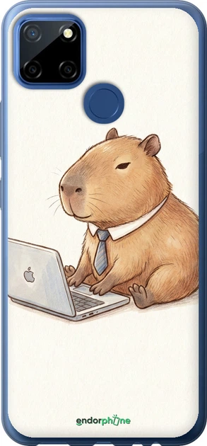 Чохол на Realme 7i Funny Capybara CEO Working "6777u-2486-70447" - Фото 1 Чохол на Realme 7i Funny Capybara CEO Working "6777u-2486-70447" - зображення 1