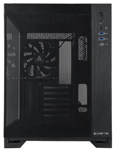 Корпус Chieftec Visio Air Black (GM-30B-M-OP) - Фото 2 Корпус Chieftec Visio Air Black (GM-30B-M-OP) - зображення 2